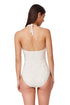 Profile by Gottex Jolene Textured Deep V Neck One Piece